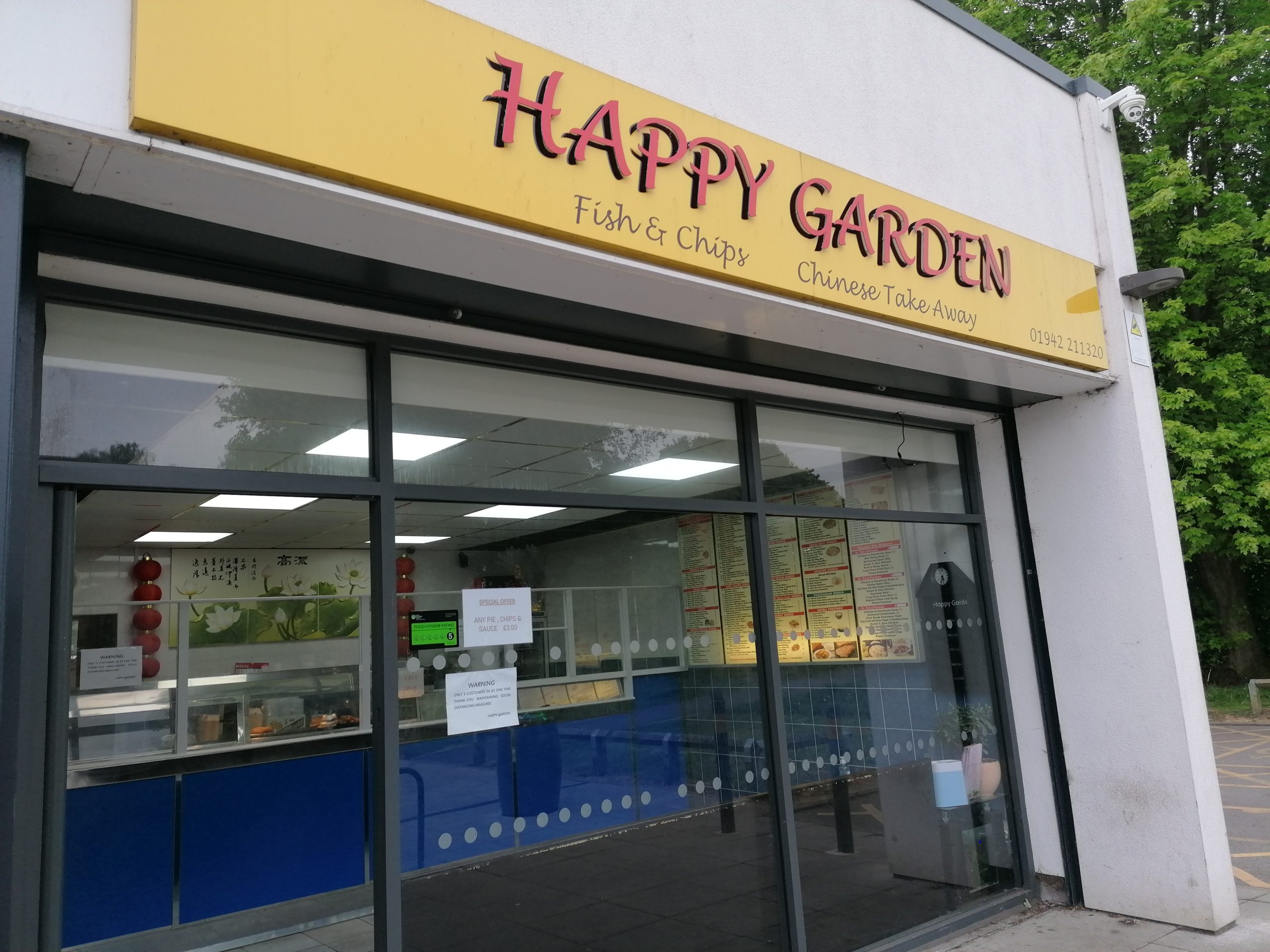 Happy Garden Chinese Re Opens Orders Winstanley Whats On