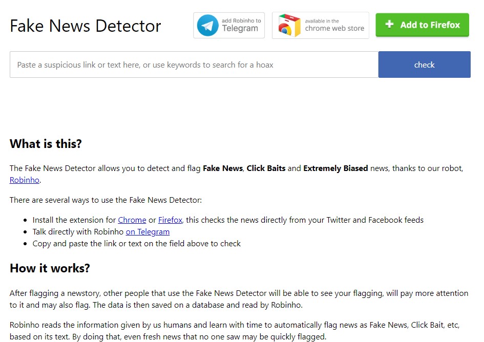 Online News Fake or Real with fake news detector