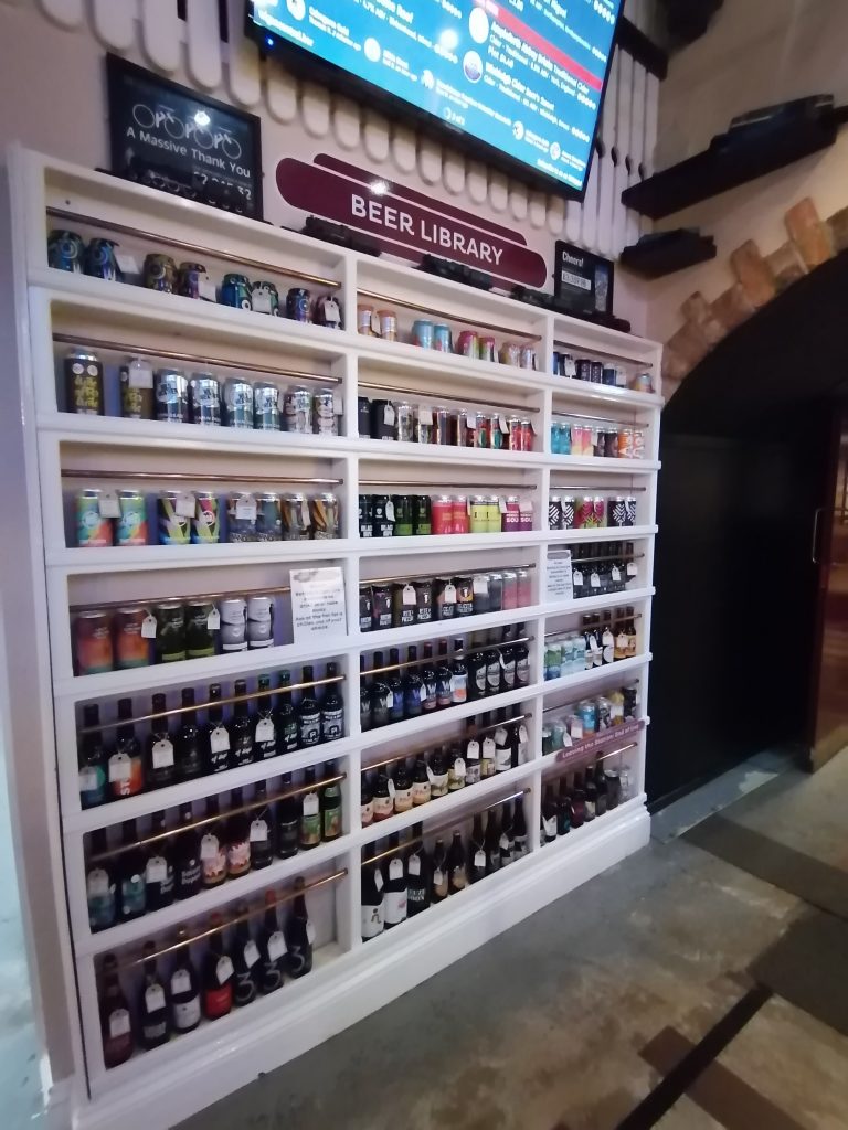 Wigan Central Real Ale & Cider Bar Beer Library