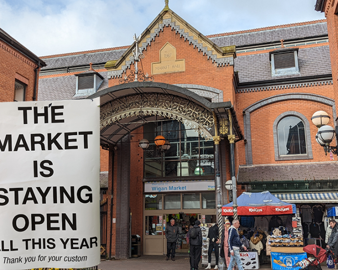 Wigan Market Staying Open